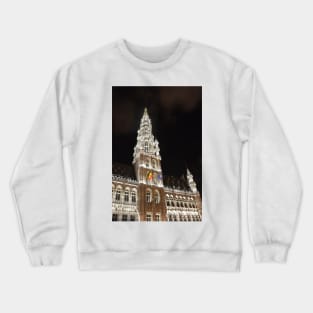 A view of Grand Place, Brussels, Belgium Crewneck Sweatshirt